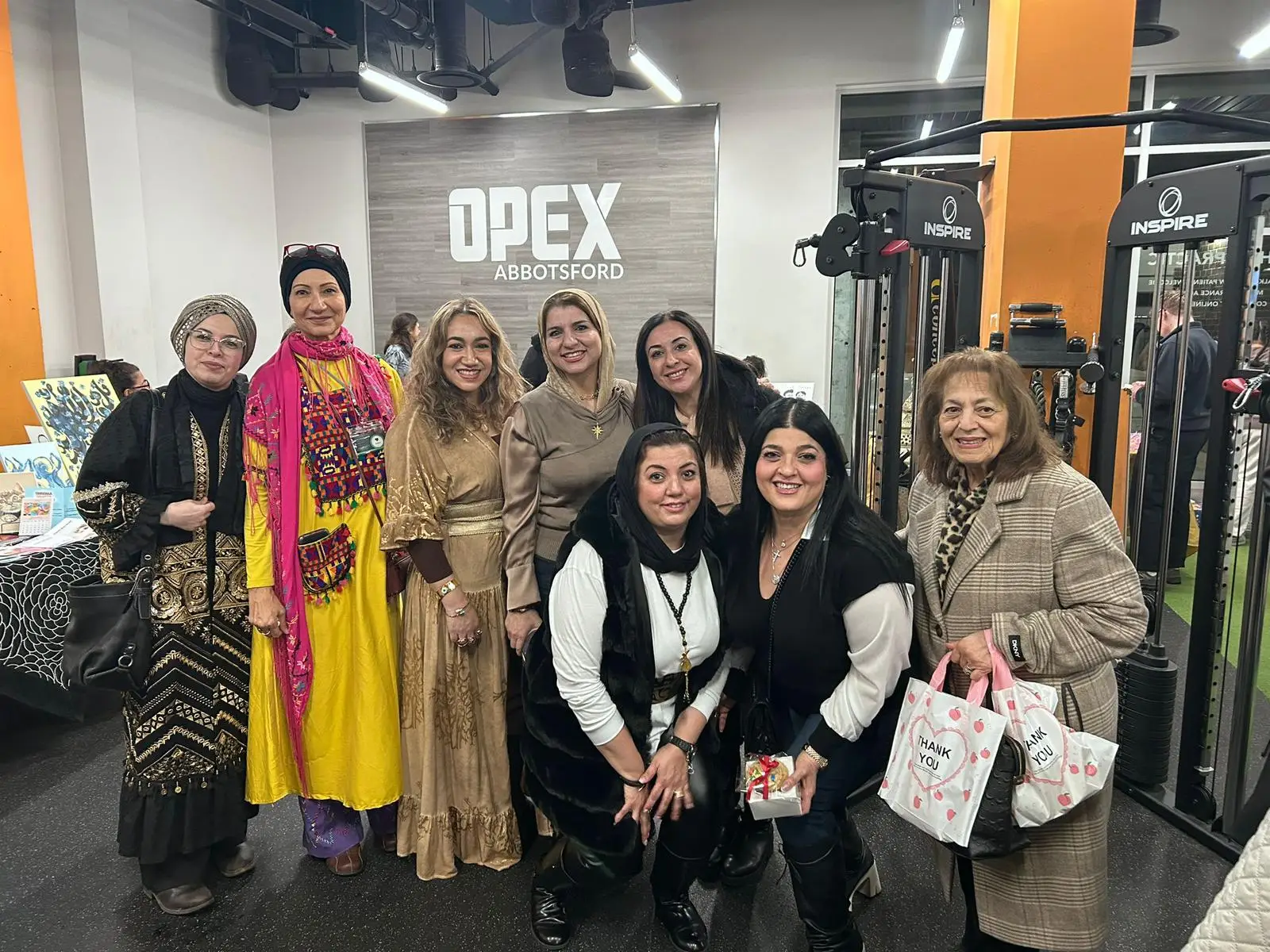Nehal with vendors and volunteers - take 2