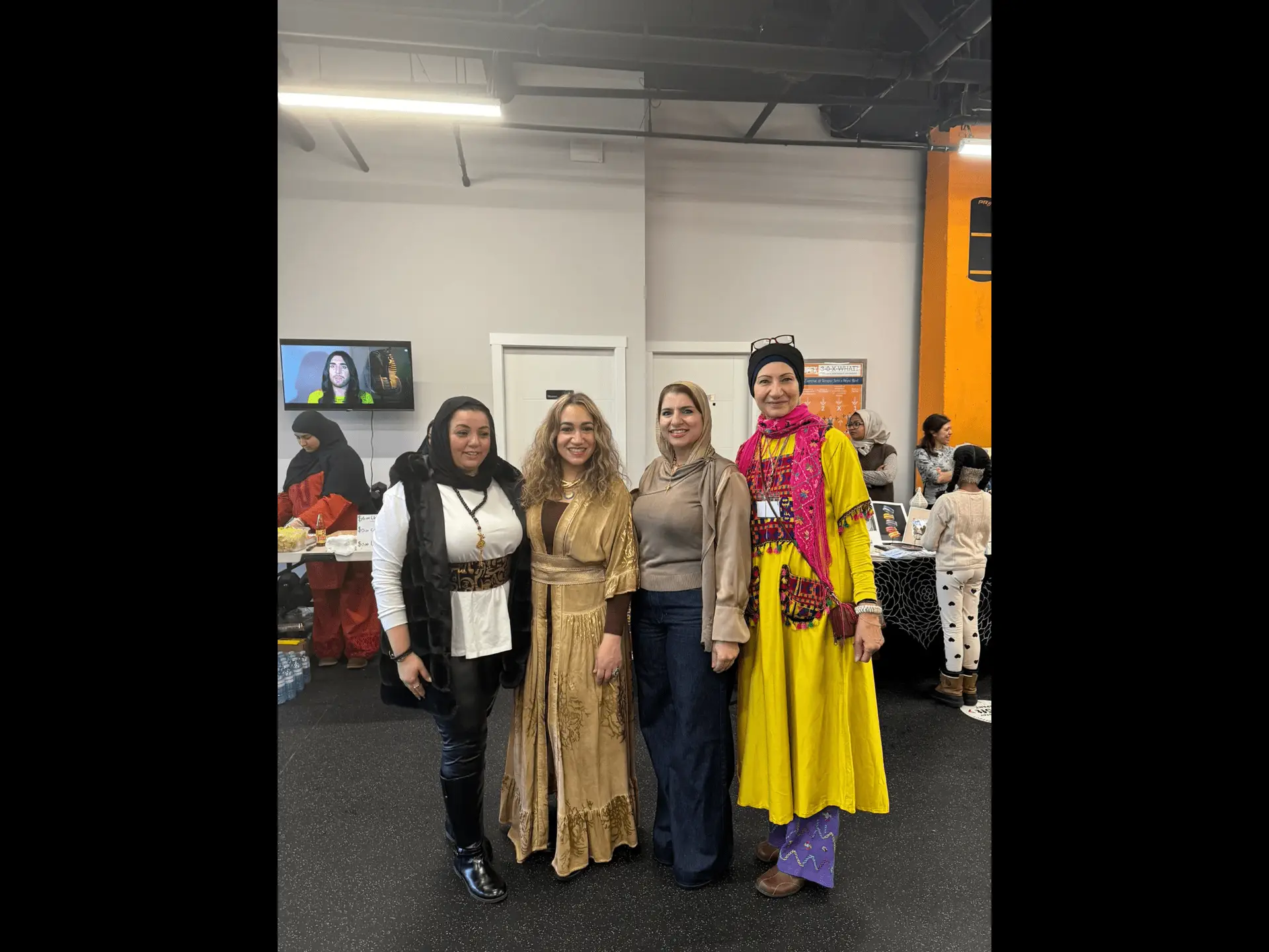 Nehal with vendors and volunteers - third time is the charm